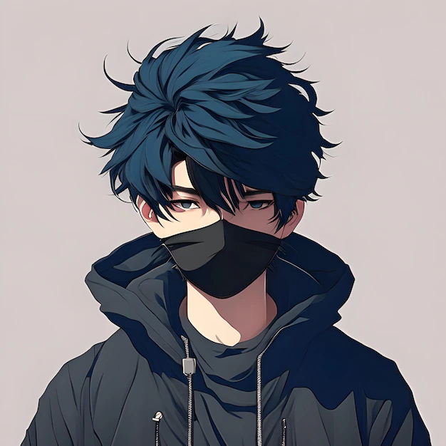 Anime male avatar | Premium AI-generated image