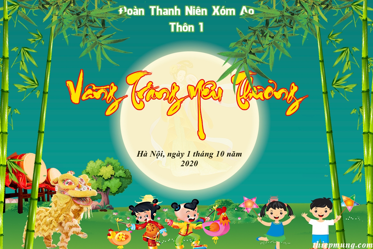 Tạo banner trung thu đẹp miễn phí