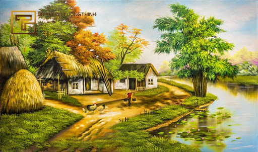 Vẽ tranh phong cảnh quê hương – Tường Thịnh